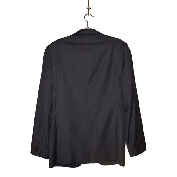 J.CREW $450 Navy Thompson Suit Jacket Worsted Wool Blazer Men's 38R - Picture 2 of 4